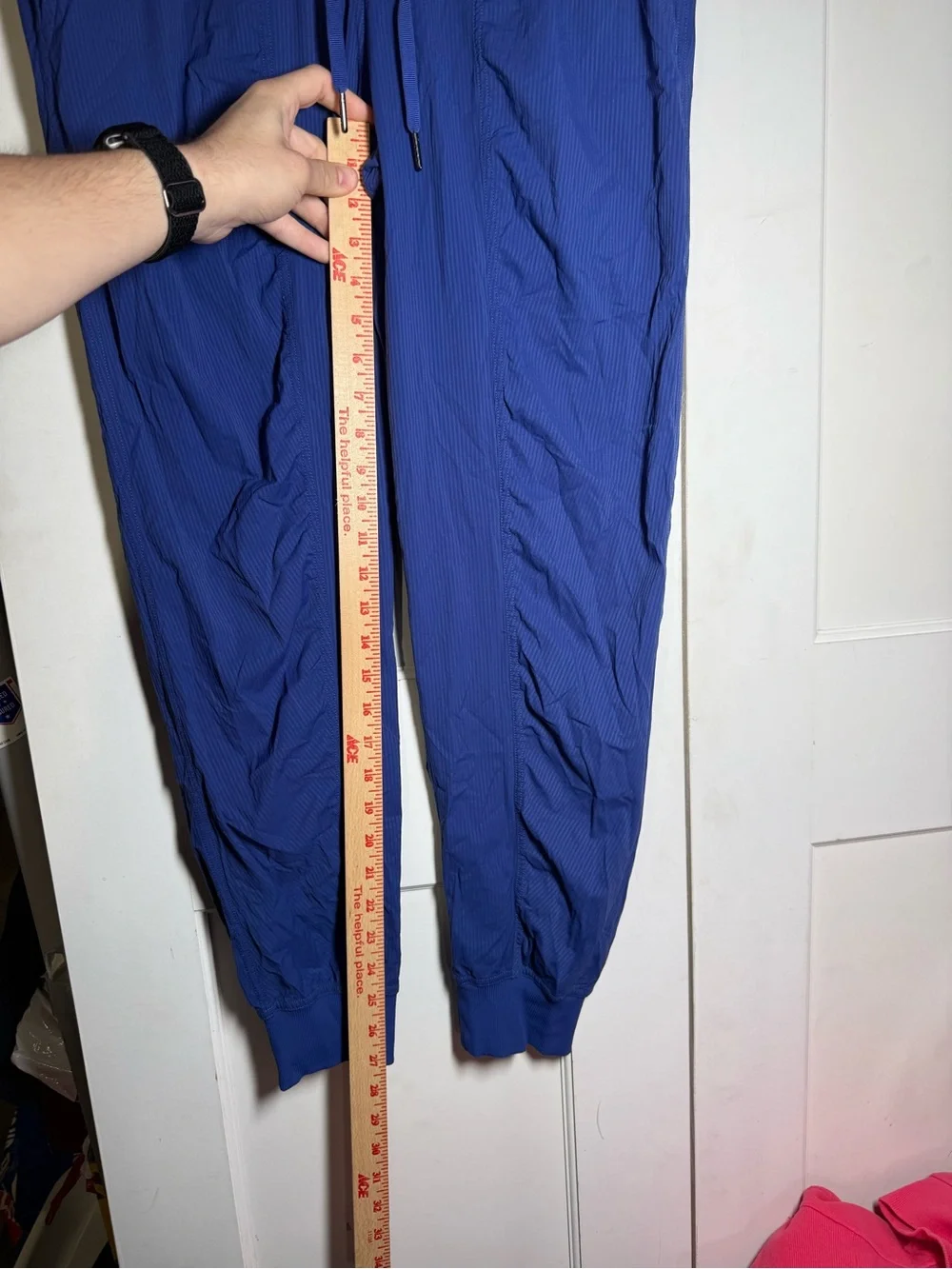 Lululemon Dance Studio Mid Rise Jogger Full Length Blue Nile Sz 10 Swift Fabric - Picture 6 of 7